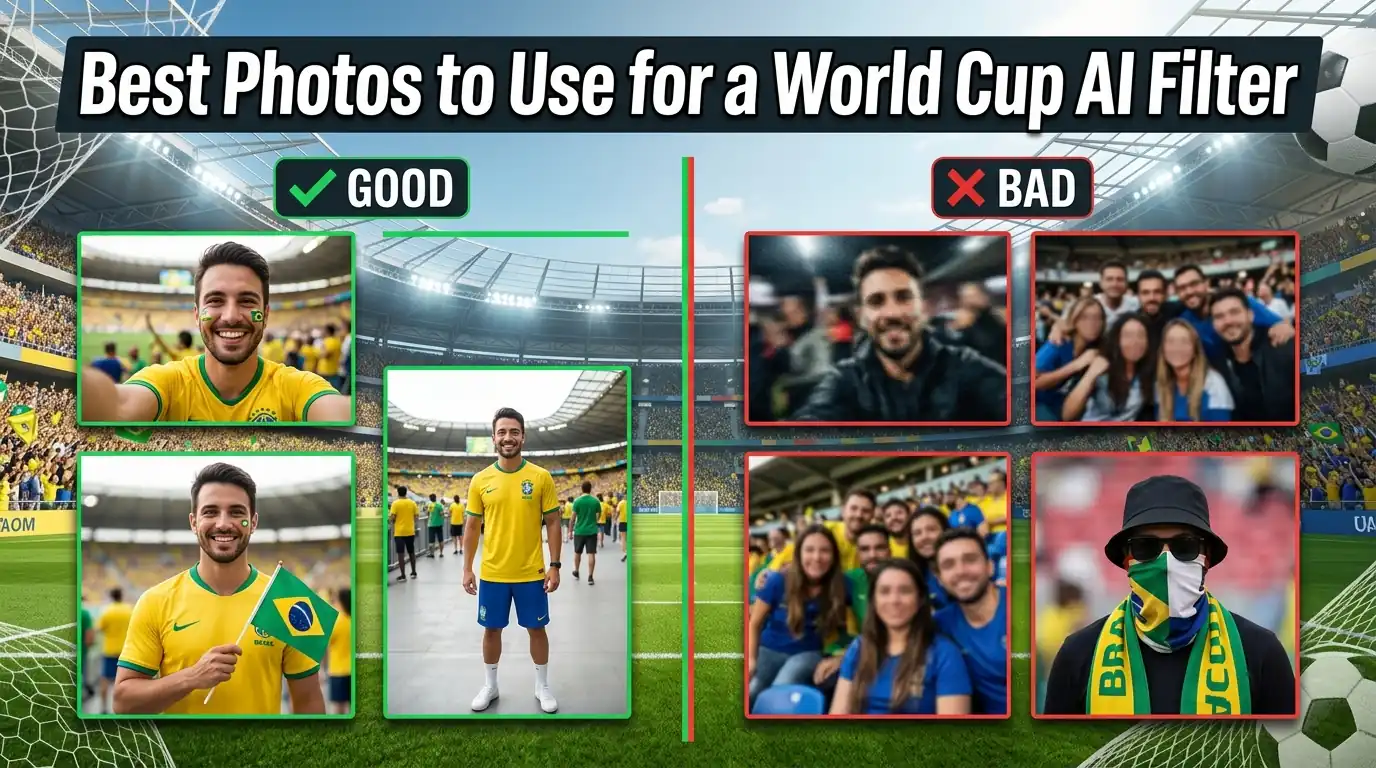 Best Photos to Use for a World Cup AI Filter